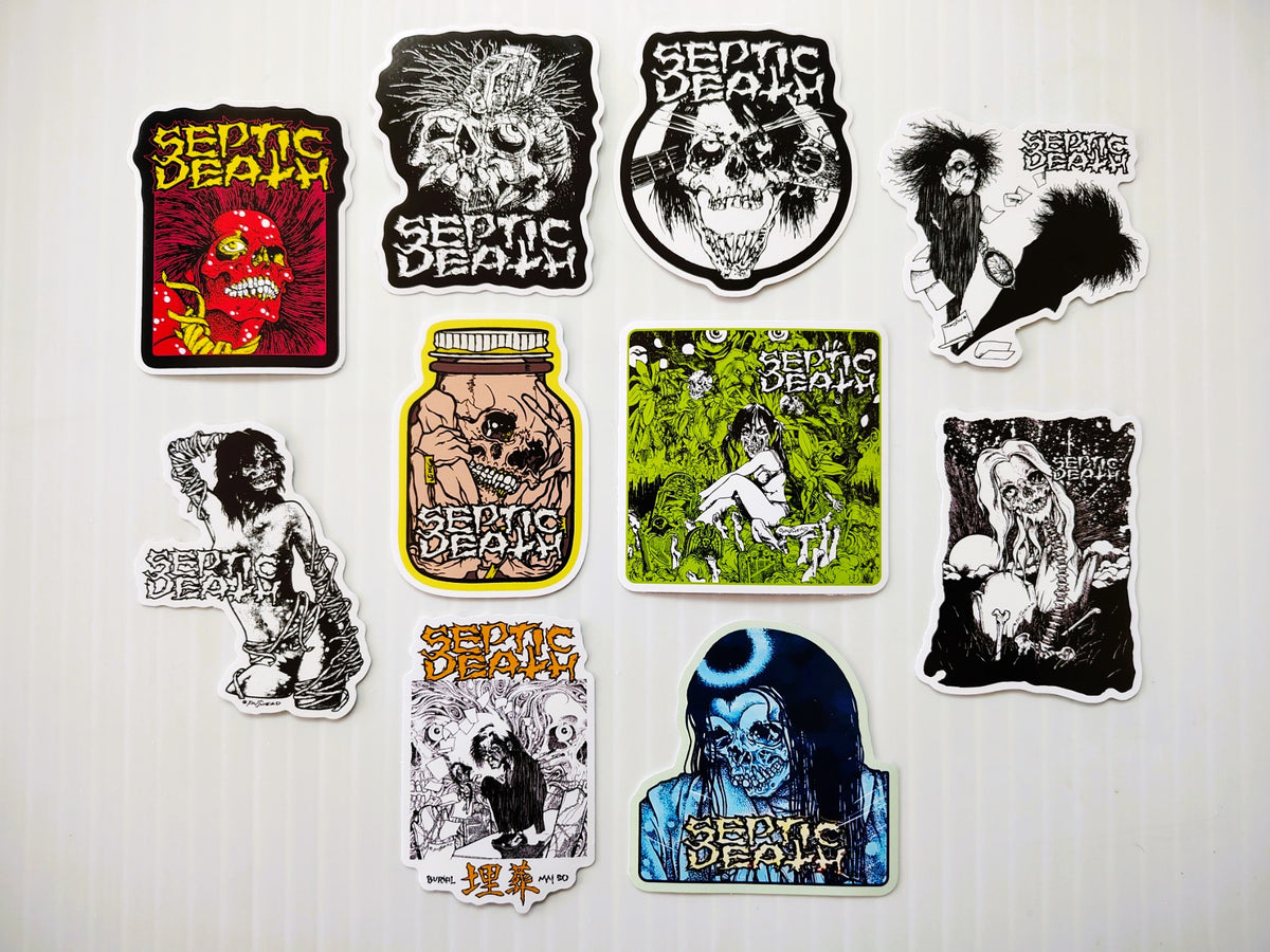 Septic Death Sticker Pack (10 Stickers) – Omni-Cult