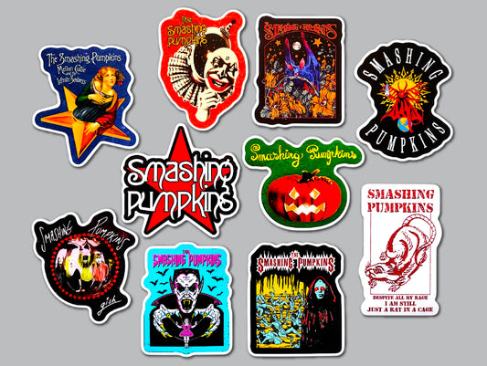Smashing Pumpkins Sticker Pack (10 Stickers)