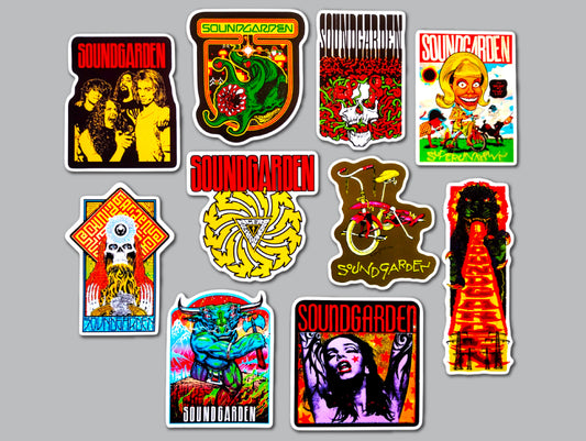 Soundgarden Sticker Pack (10 Stickers)