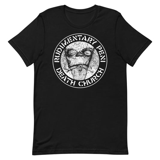 Rudimentary Peni - Death Church Circle T-Shirt