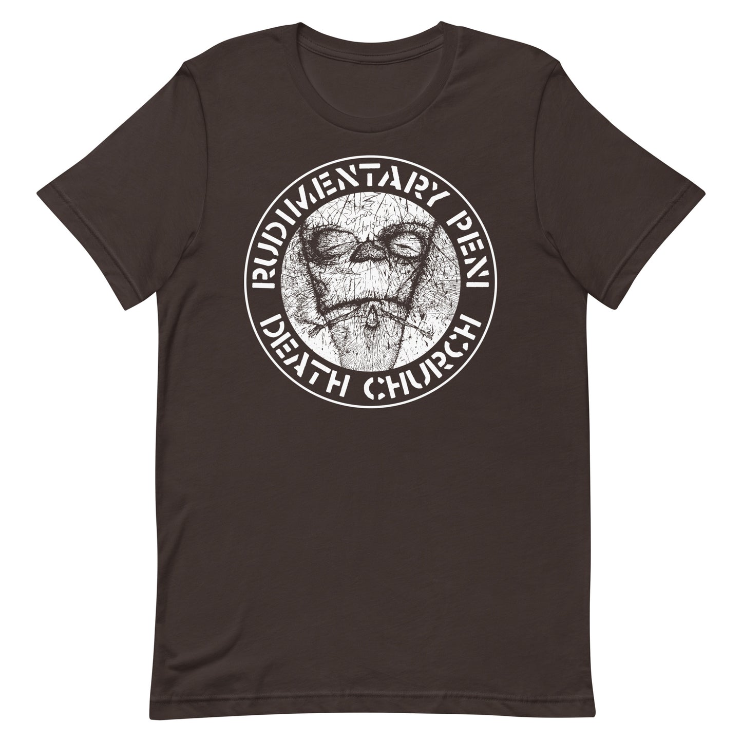 Rudimentary Peni - Death Church Circle T-Shirt