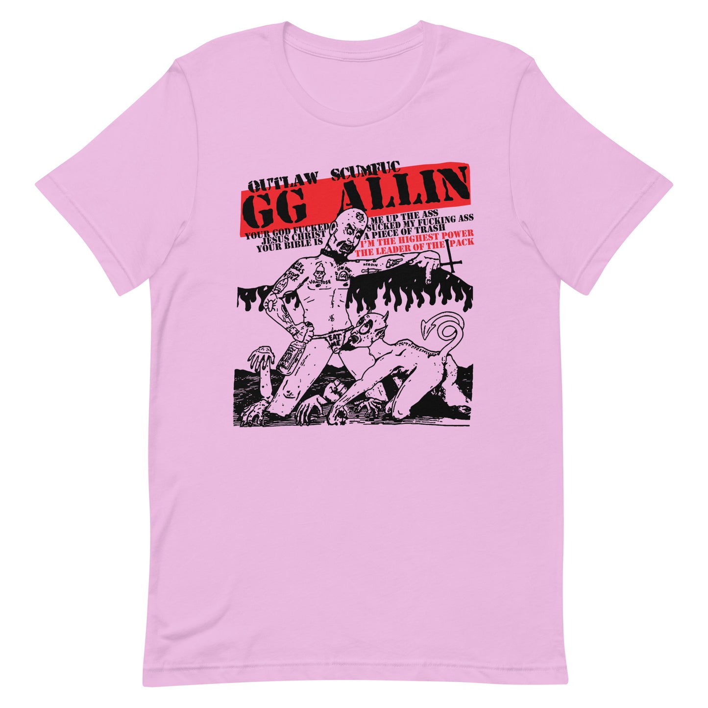 GG Allin - Outlaw Scumfuc T-Shirt