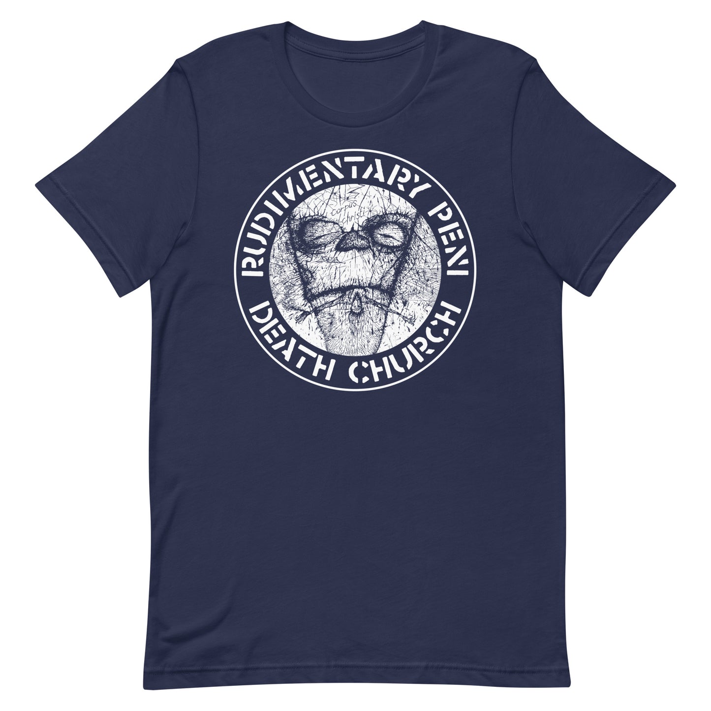 Rudimentary Peni - Death Church Circle T-Shirt