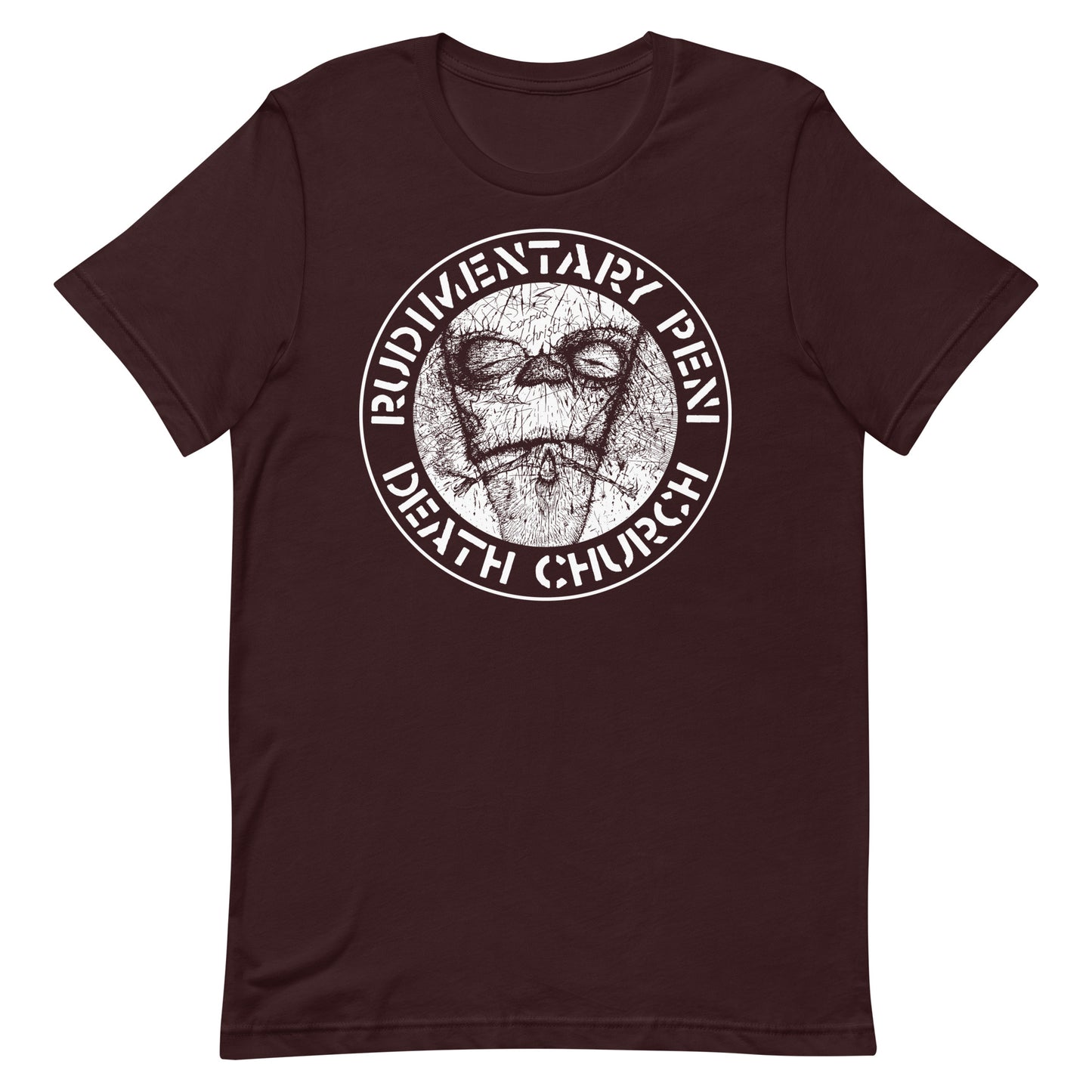 Rudimentary Peni - Death Church Circle T-Shirt