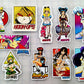 Hook-Ups Skateboards HUGE Anime Sticker Pack (60 Stickers) SET1