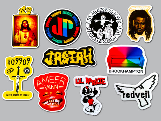 Modern Hip-Hop Sticker Pack (10 Stickers) Set 9