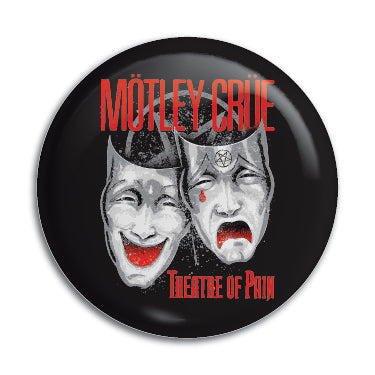 Motley Crue (Only Theatre Of Pain) 1" Button / Pin / Badge Omni-Cult
