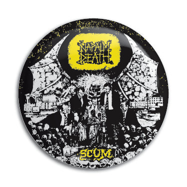 Napalm Death (Scum) 1" Button / Pin / Badge