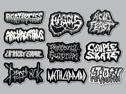 Grindcore Sticker Pack (10 Stickers) SET 2