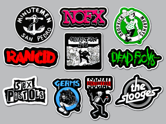 Punk Sticker Pack (10 Stickers) Set 2