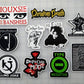 Goth / Gothic Sticker Pack (10 Stickers) SET 1