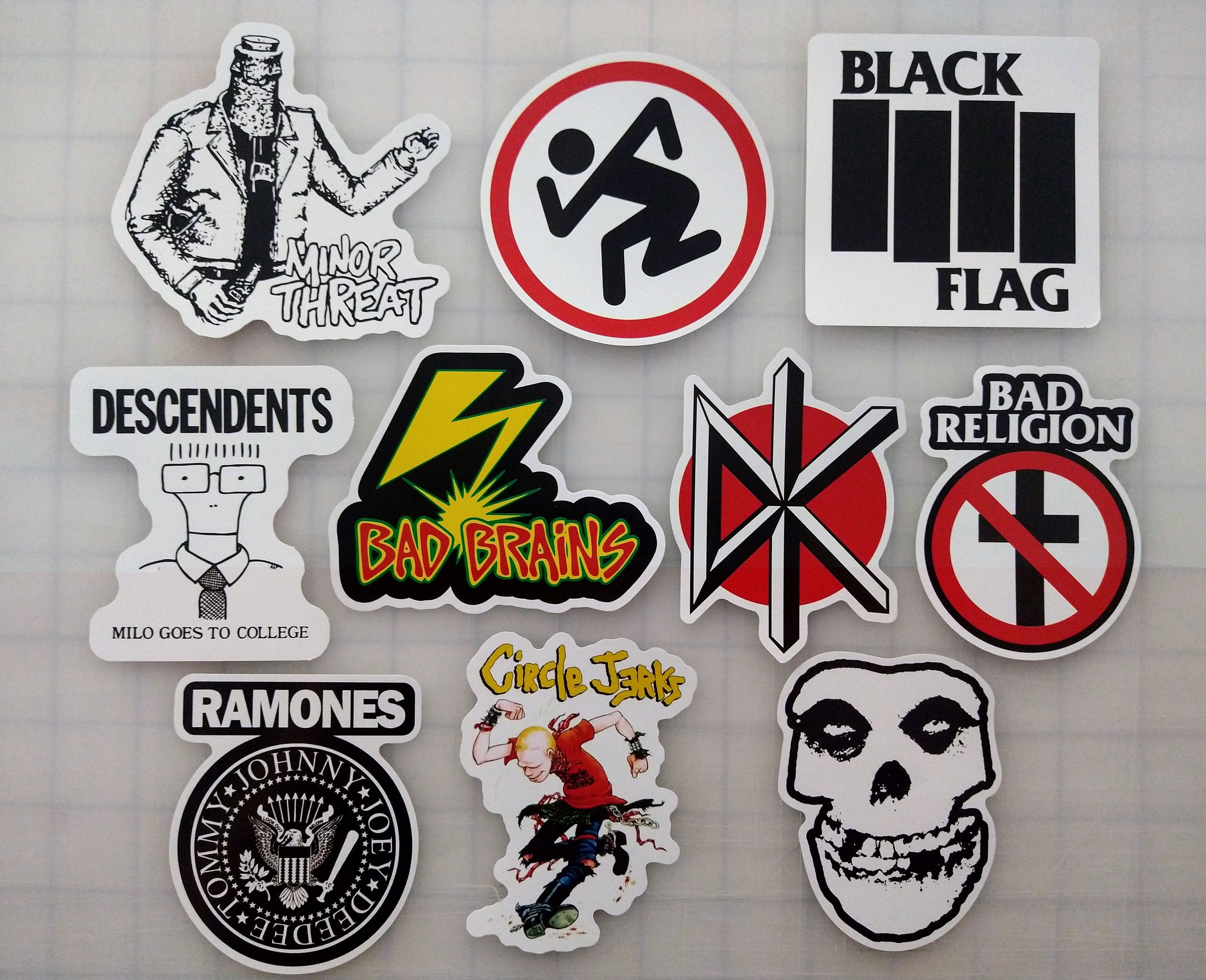 Punk Sticker Pack (10 Stickers) Set 1 – Omni-Cult