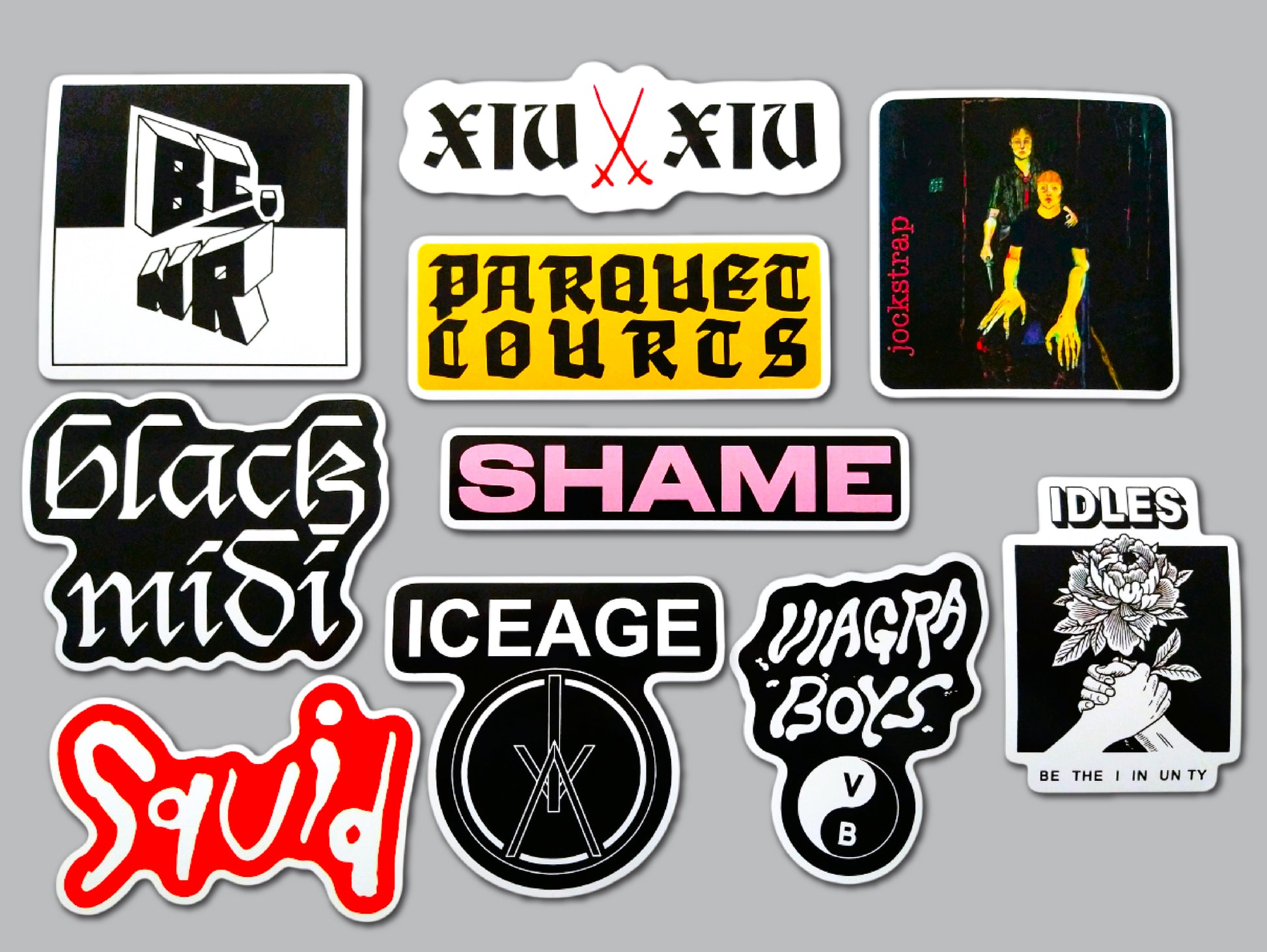 Post-Punk Revival Sticker Pack (10 Stickers) SET 1 – Omni-Cult