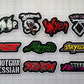 Glam Rock / Hair Metal Sticker Pack (10 Stickers) SET 1