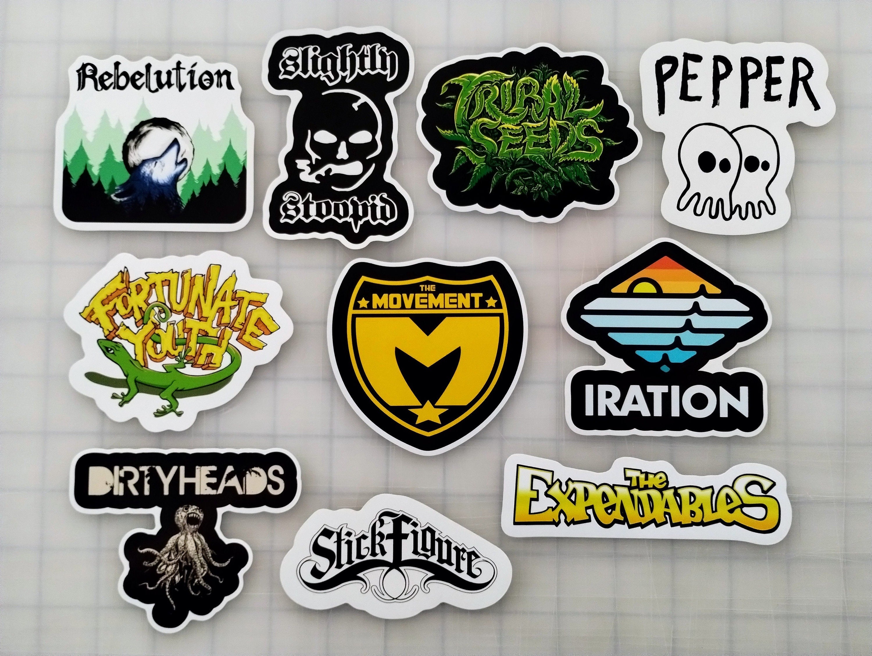 Modern Reggae Sticker Pack (10 Stickers) SET 1 – Omni-Cult