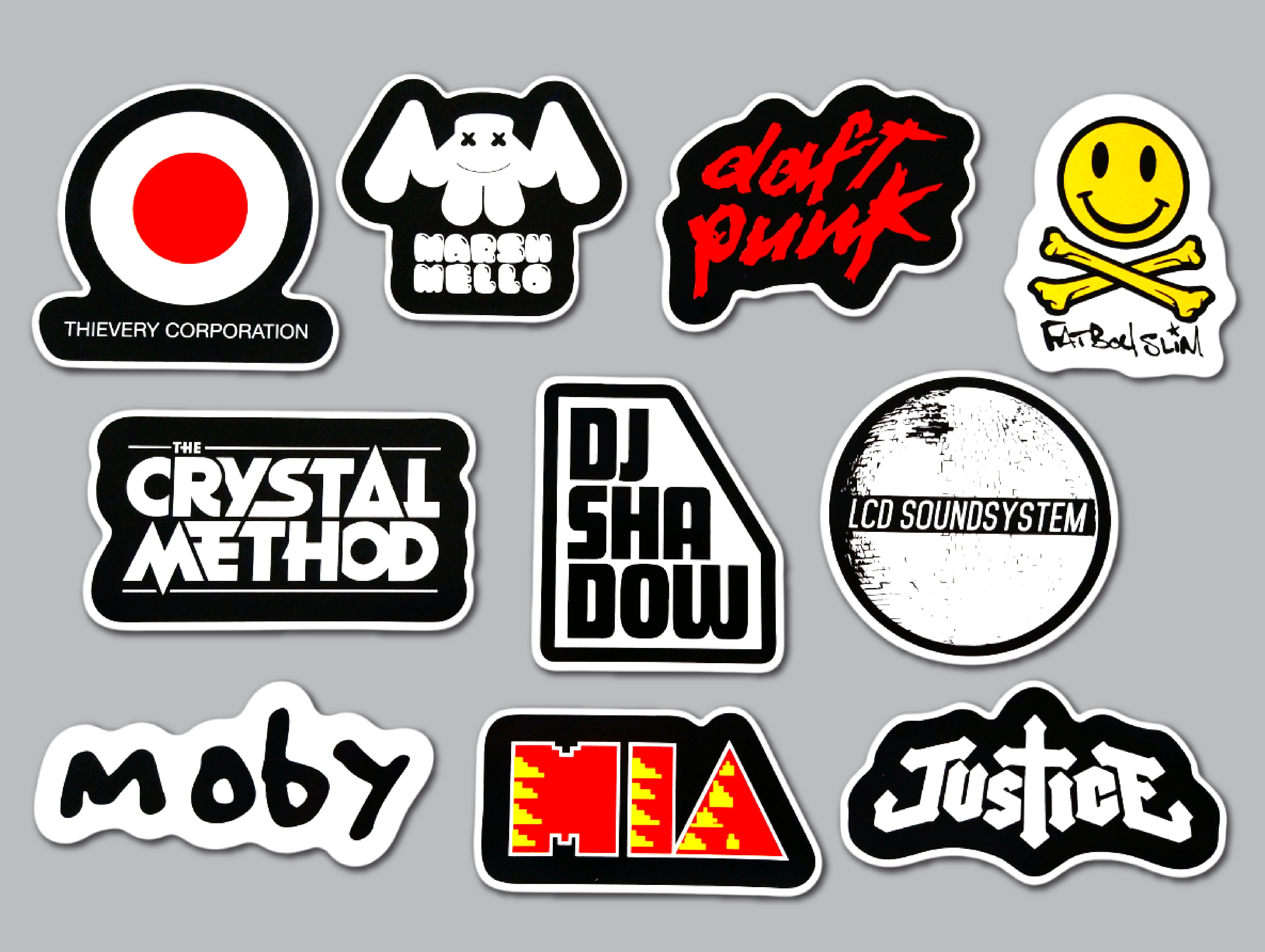 Edm Target Sticker Electronic / Dance / EDM /DNB Sticker Pack (10 Stickers) Set 2 – Omni-Cult