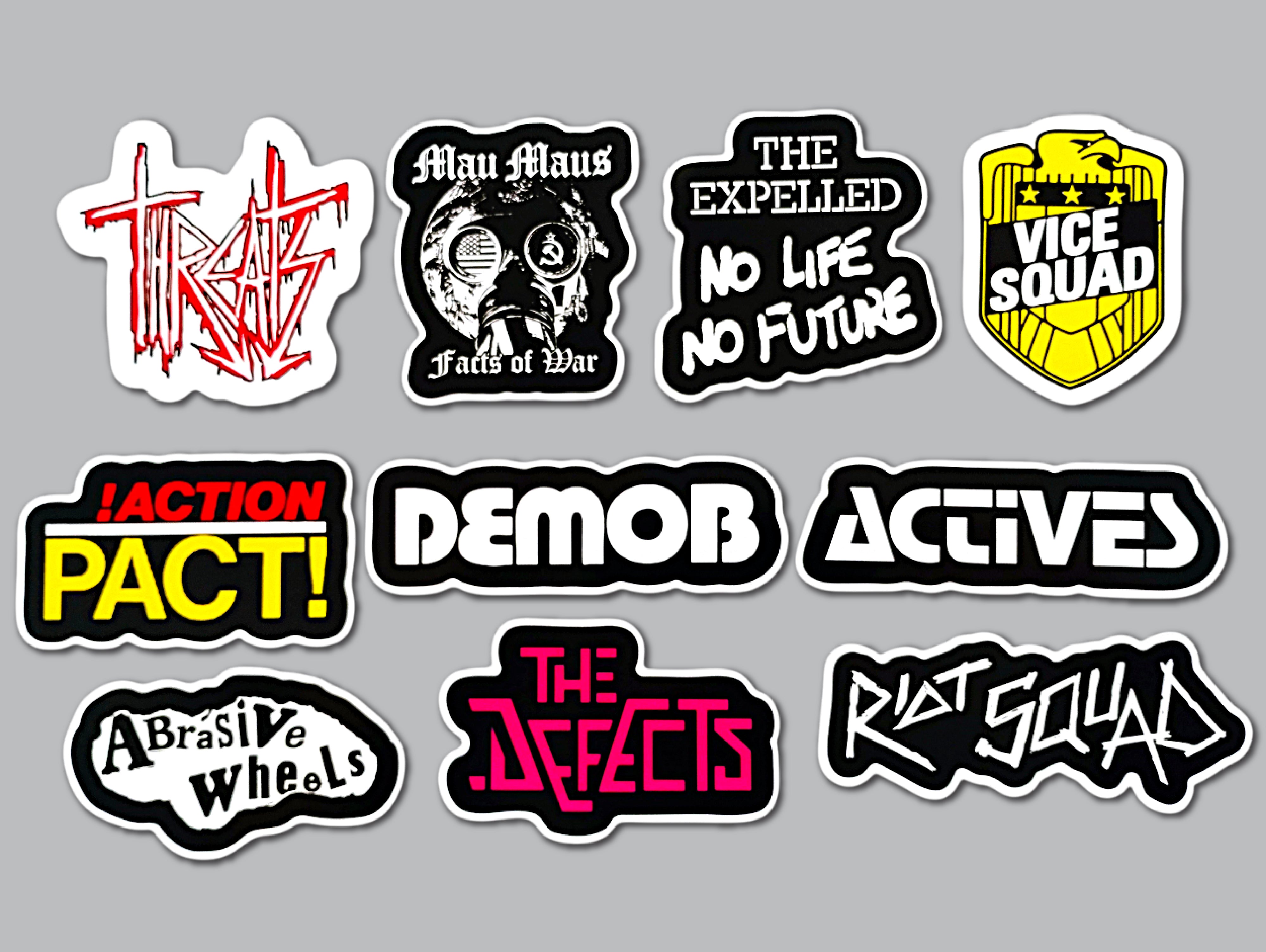 Street Punk / UK 82 Sticker Pack (10 Stickers) SET 3 – Omni-Cult
