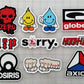 Skateboard Sticker Pack (10 Stickers) SET 3