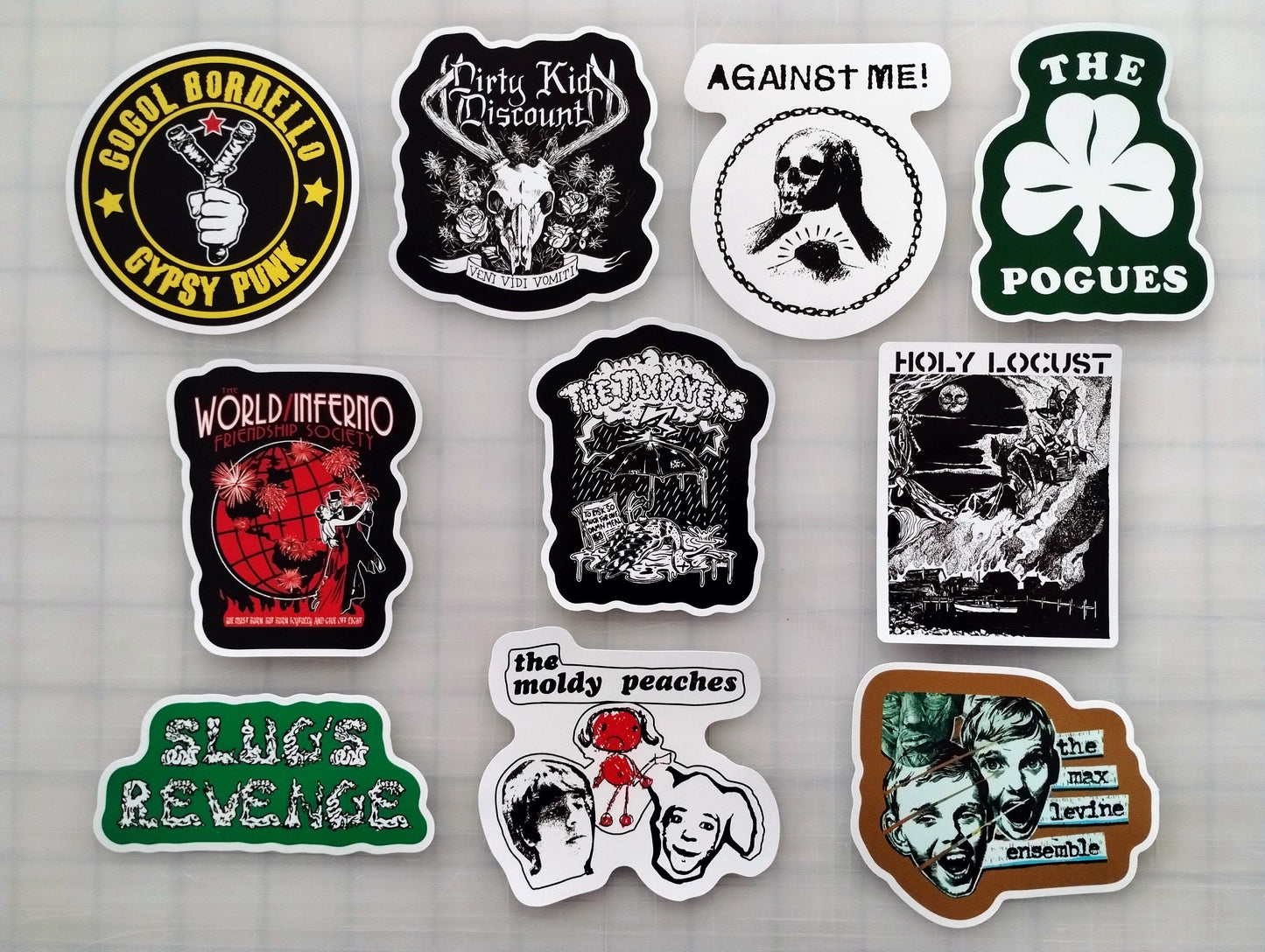 Folk Punk Sticker Pack (10 Stickers) Set 2