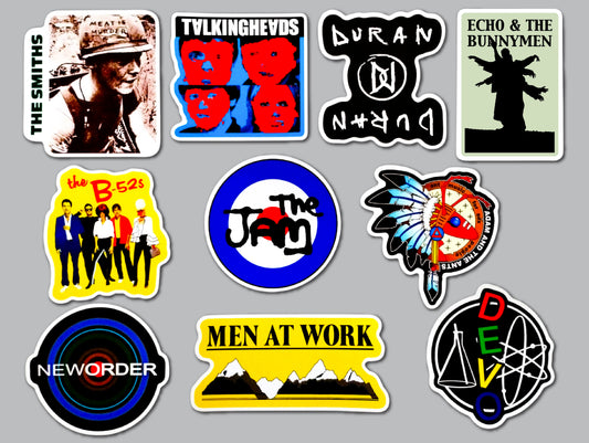 New Wave Sticker Pack (10 Stickers) SET 1